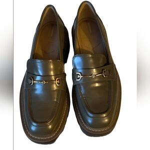 Sam Edelman Olive Green Leather Shoes Size 7M